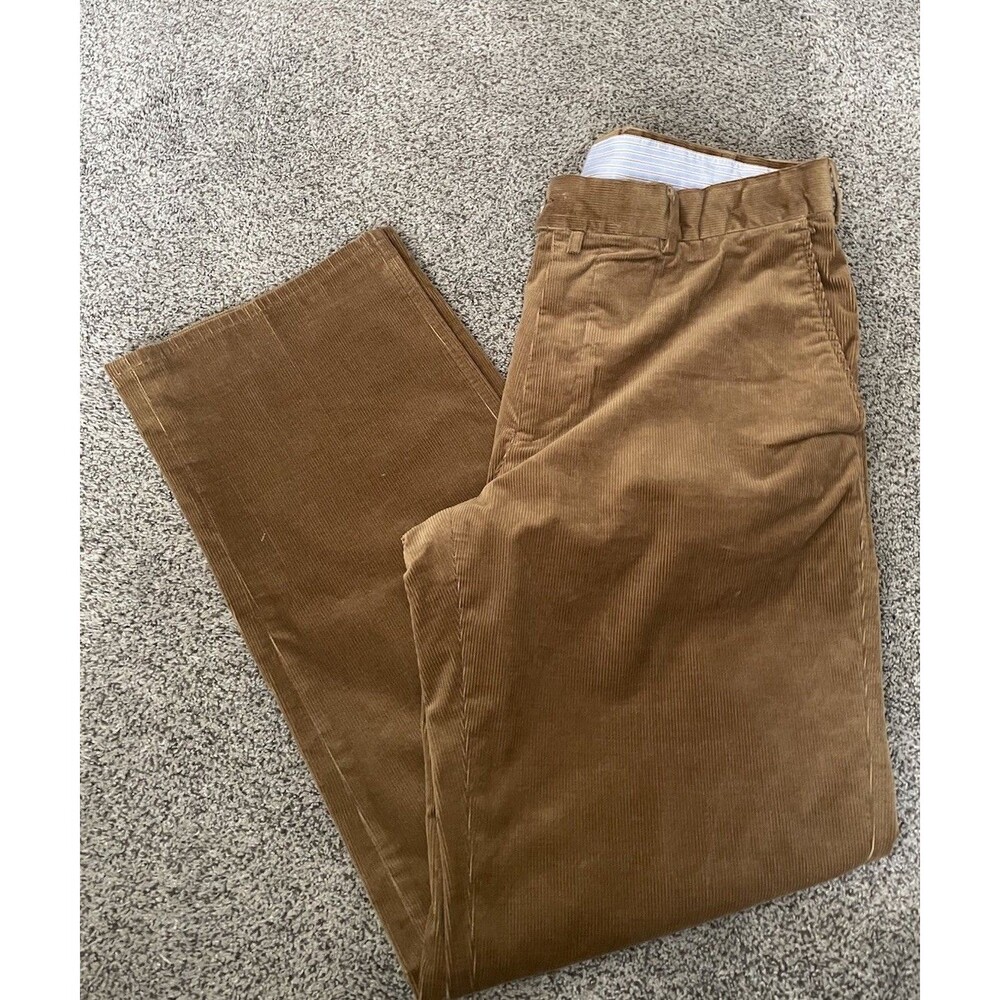 Faconnable Men’s Brown Corduroy Pants Size 34